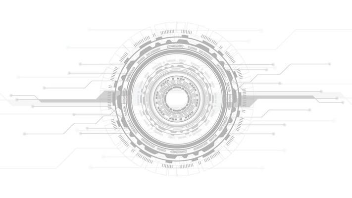 Grey white Abstract technology backgroun., Technology elements Hi-tech communication concept.