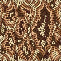 Snake skin Reptile Seamless Pattern vector