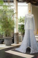 Wedding Dress for Bride on a Mannequin photo