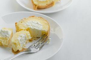 Vanilla Cream Roll Cake for Breaking Time photo