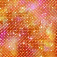Mermaid scale pattern gold with sparkle gradient color background photo