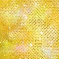 Mermaid scale pattern gold with sparkle gradient color background photo