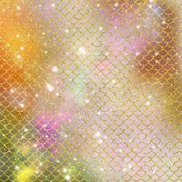 Mermaid scale pattern gold with sparkle gradient color background photo