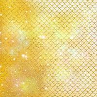 Mermaid scale pattern gold with sparkle gradient color background photo