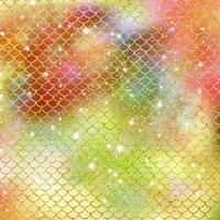 Mermaid scale pattern gold with sparkle gradient color background photo