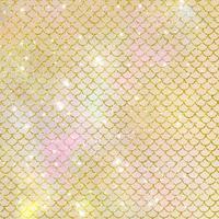 Mermaid scale pattern gold with sparkle gradient color background photo