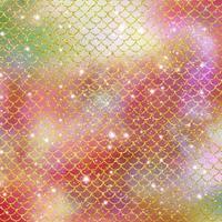 Mermaid scale pattern gold with sparkle gradient color background photo