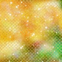 Mermaid scale pattern gold with sparkle gradient color background photo