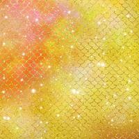Mermaid scale pattern gold with sparkle gradient color background photo