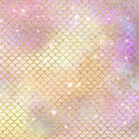 Mermaid scale pattern gold with sparkle gradient color background photo