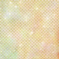 Mermaid scale pattern gold with sparkle gradient color background photo