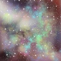 Iridescent Galaxy space background photo