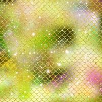 Mermaid scale pattern gold with sparkle gradient color background photo