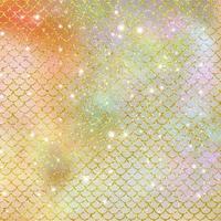 Mermaid scale pattern gold with sparkle gradient color background photo