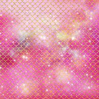 Mermaid scale pattern gold with sparkle gradient color background photo