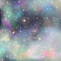 Iridescent Galaxy space background photo