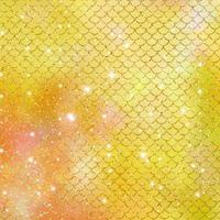 Mermaid scale pattern gold with sparkle gradient color background photo