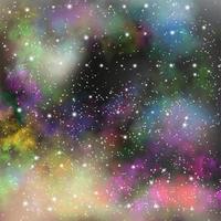 Iridescent Galaxy space background photo