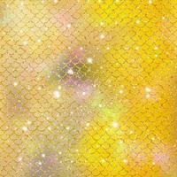 Mermaid scale pattern gold with sparkle gradient color background photo