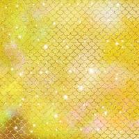 Mermaid scale pattern gold with sparkle gradient color background photo