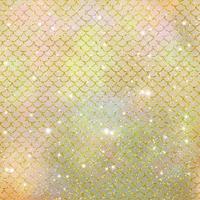 Mermaid scale pattern gold with sparkle gradient color background photo