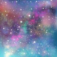 Iridescent Galaxy space background photo