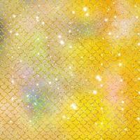 Mermaid scale pattern gold with sparkle gradient color background photo