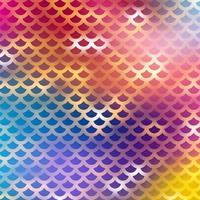 Mermaid scales pattern with gradient colorful photo