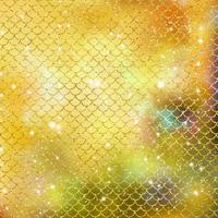Mermaid scale pattern gold with sparkle gradient color background photo
