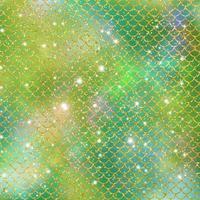 Mermaid scale pattern gold with sparkle gradient color background photo