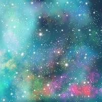 Iridescent Galaxy space background photo