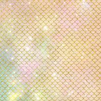 Mermaid scale pattern gold with sparkle gradient color background photo