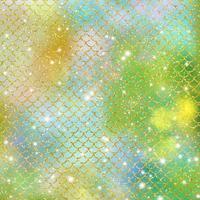 Mermaid scale pattern gold with sparkle gradient color background photo