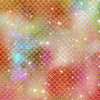 Mermaid scale pattern gold with sparkle gradient color background photo