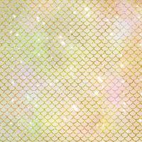 Mermaid scale pattern gold with sparkle gradient color background photo