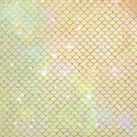 Mermaid scale pattern gold with sparkle gradient color background photo