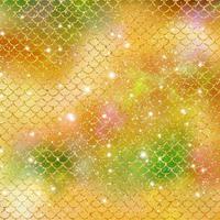 Mermaid scale pattern gold with sparkle gradient color background photo