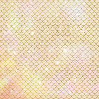 Mermaid scale pattern gold with sparkle gradient color background photo