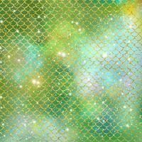 Mermaid scale pattern gold with sparkle gradient color background photo