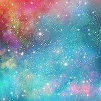 Iridescent Galaxy space background photo