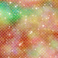 Mermaid scale pattern gold with sparkle gradient color background photo