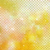 Mermaid scale pattern gold with sparkle gradient color background photo