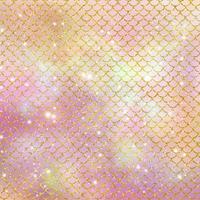 Mermaid scale pattern gold with sparkle gradient color background photo
