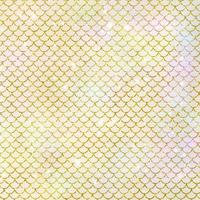 Mermaid scale pattern gold with sparkle gradient color background photo