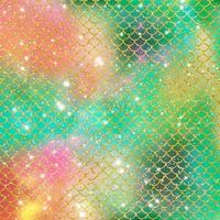 Mermaid scale pattern gold with sparkle gradient color background photo