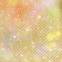 Mermaid scale pattern gold with sparkle gradient color background photo