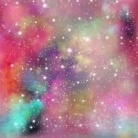 Iridescent Galaxy space background photo