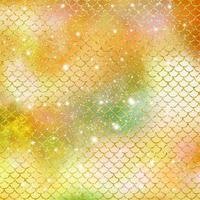 Mermaid scale pattern gold with sparkle gradient color background photo