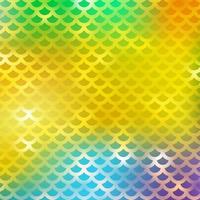 Mermaid scales pattern with gradient colorful photo