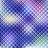 Mermaid scales pattern with gradient blue color photo